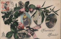 Heureuse Année, Portraits from French Indochina Postcard