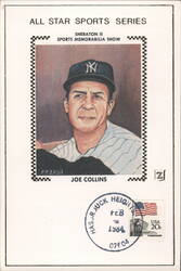 Joe Collins, New York Yankees, All Star Sports Series First Day Cover