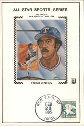 Fergie Jenkins, All Star Sports Series, New York, NY First Day Cover