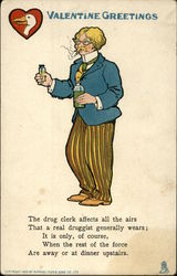 Valentine Greetings Postcard