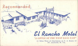 El Rancho Motel Postcard
