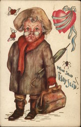 Who said Hay seed Postcard