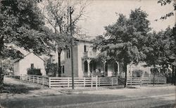 Birthplace of James Whitcomb Rile, The Hoosier Poet Postcard